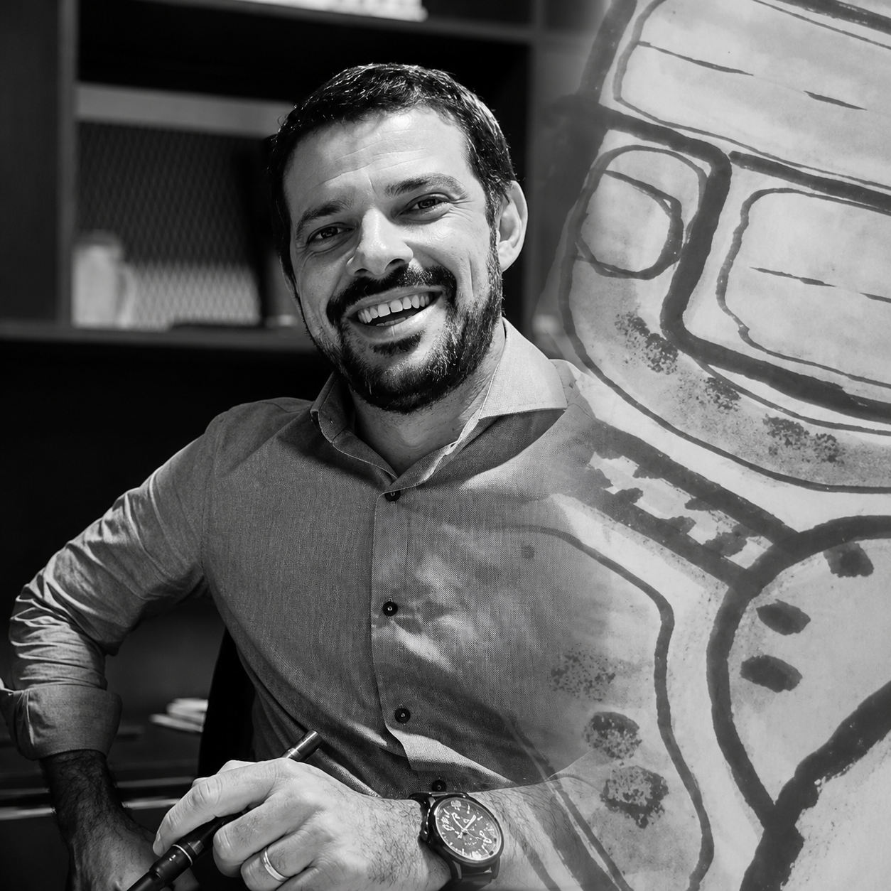 Retrato de Hugo Serra